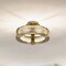 Nuvo Darrow, 13 Inch LED Semi Flush, Vintage Brass, Acrylic Panels 62/2011 - alternate 5